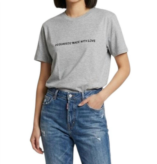 Women's Made With Love Logo Cotton T-shirt