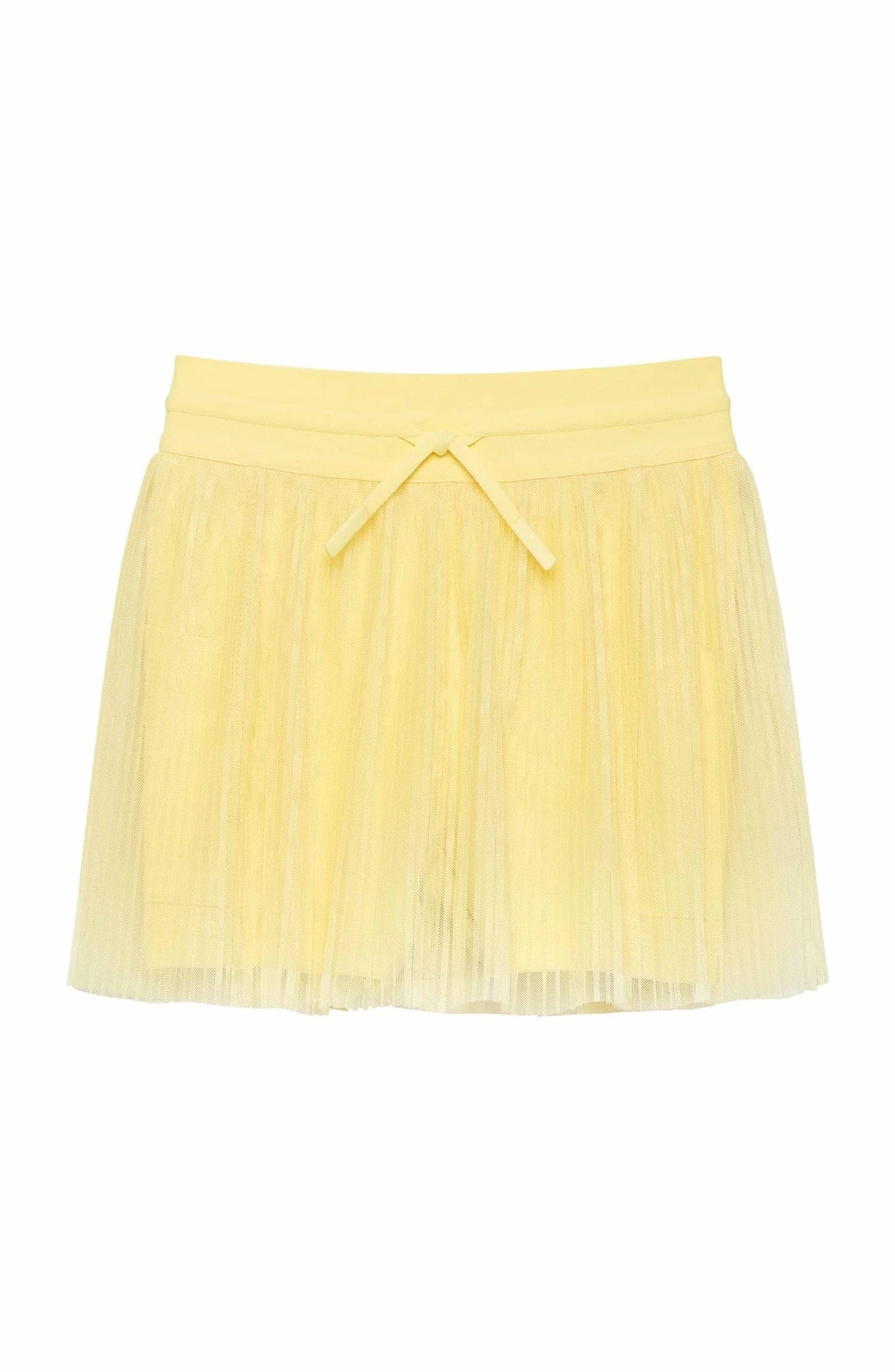 Pleated Tulle Skort