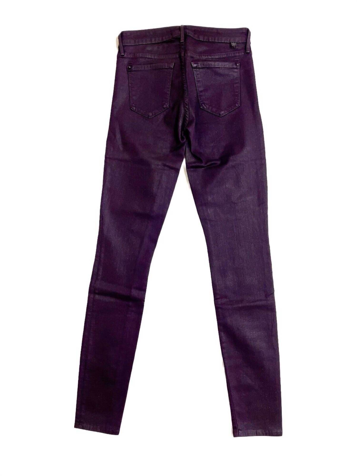 MM Denim - Women's Mid Rise Slim Coated Skinny Jeans - Rack Hunt -