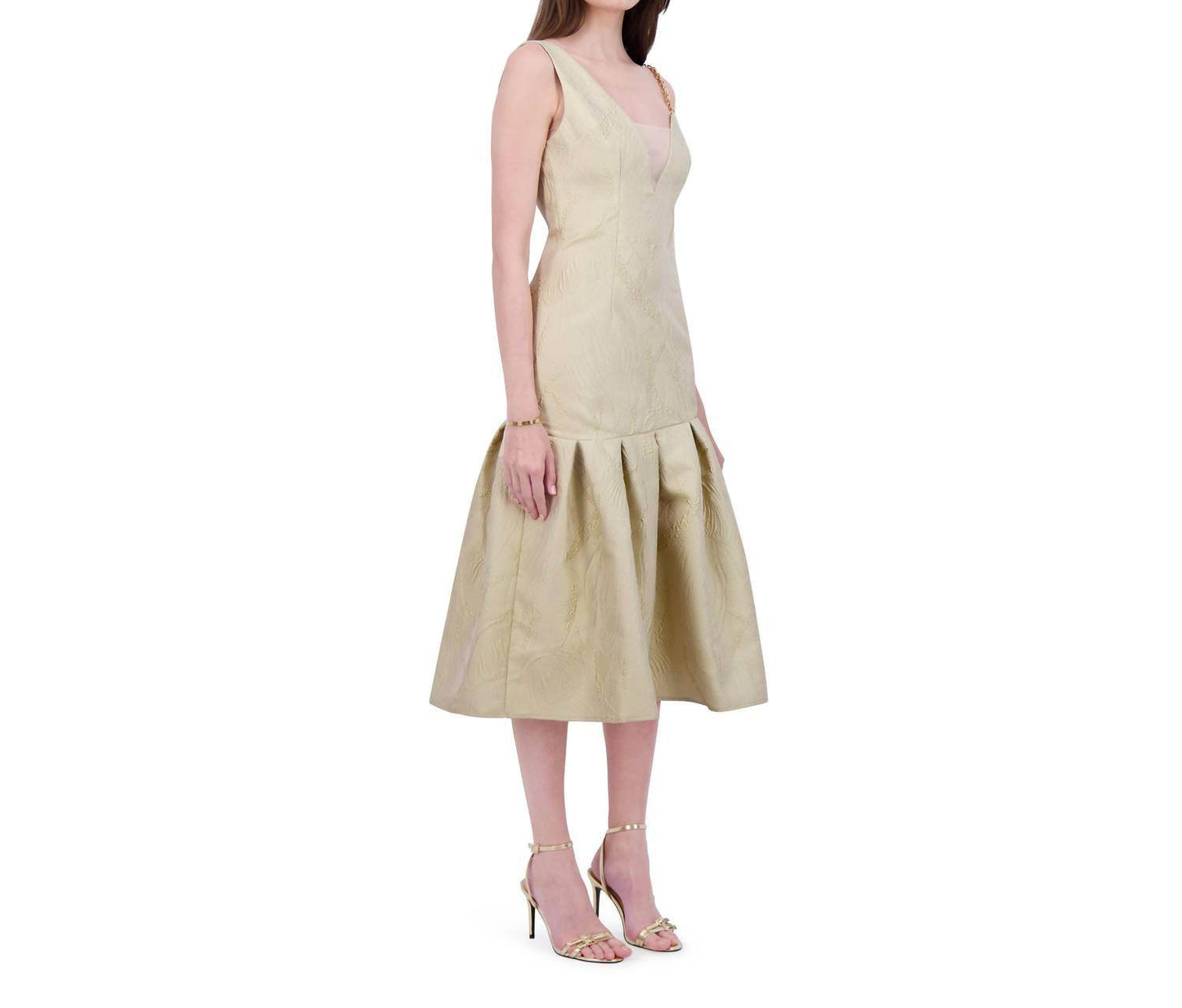 BethelHelena - Tea Garden Off-shoulder Midi Dress - Rack Hunt -