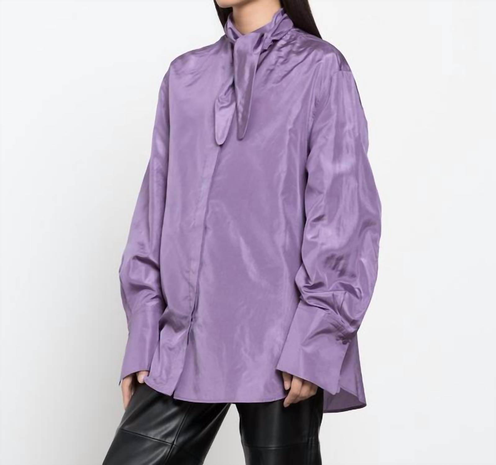 Valentino - Taffeta Oversize Shirt - Rack Hunt