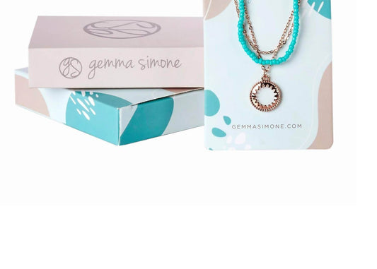 Gemma Simone - LAYERED BEADED NECKLACE - Rack Hunt -