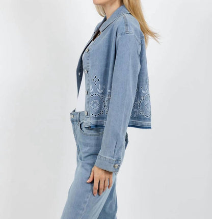 Embroidered Denim Jacket