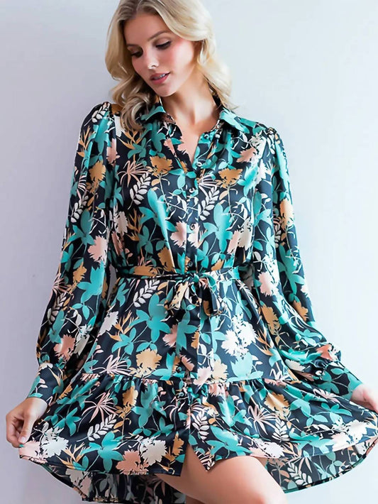 Desert Garden Belted Dress