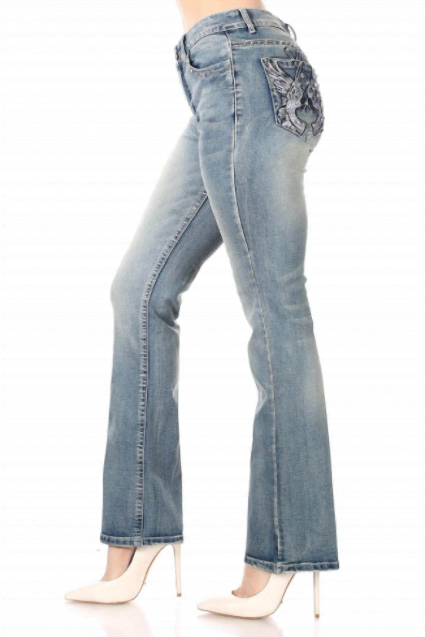 Bus Stop - My Rights™ Distressed Jean - Rack Hunt -