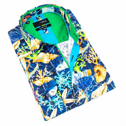 Under The Sea Button Down Shirt