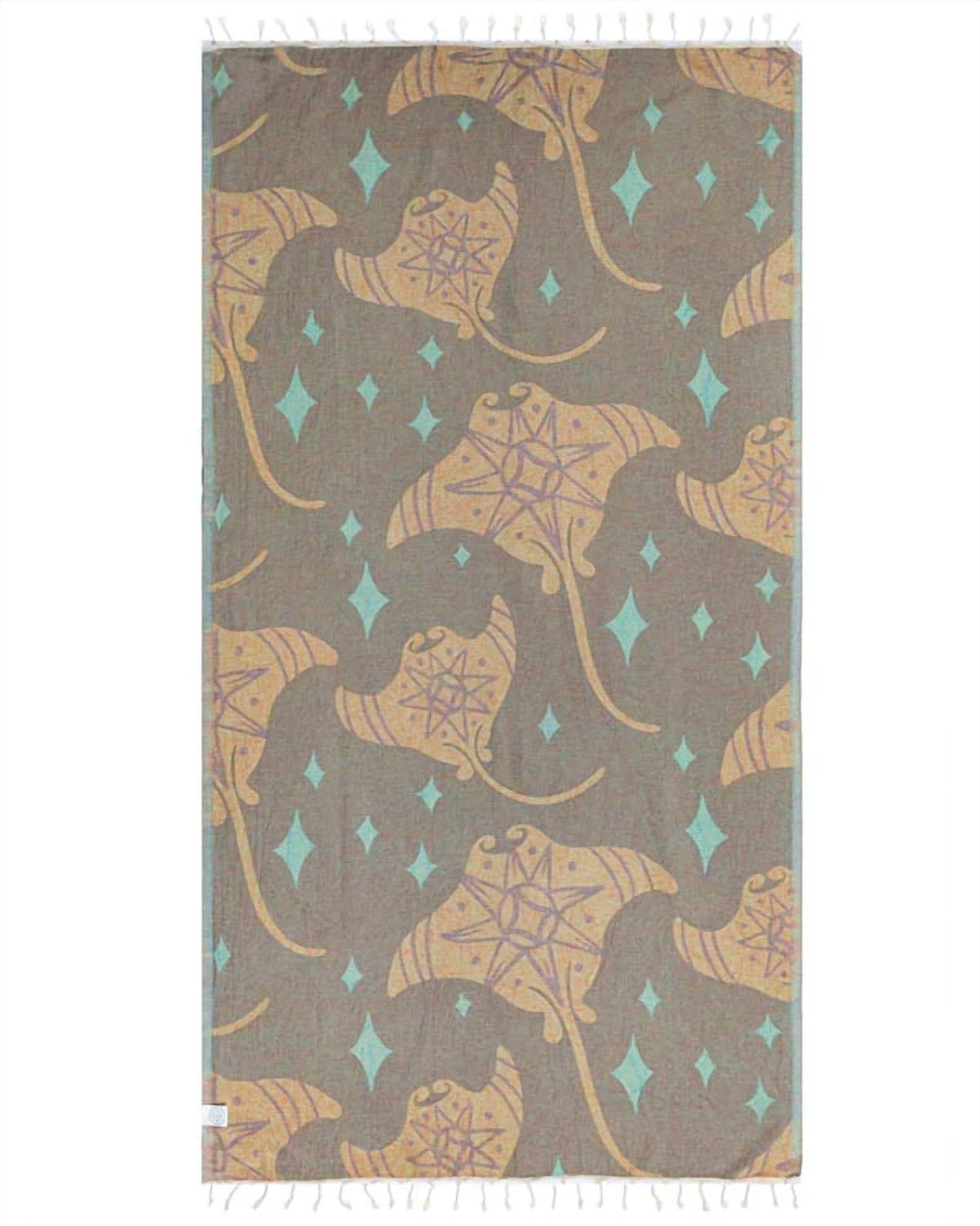 Sea Devils Devil Ray Turkish Beach Towel