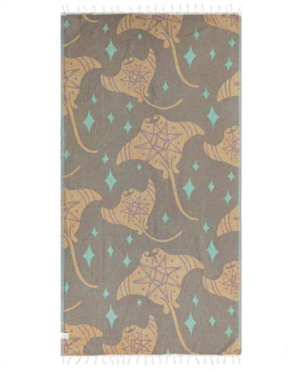 Sea Devils Devil Ray Turkish Beach Towel