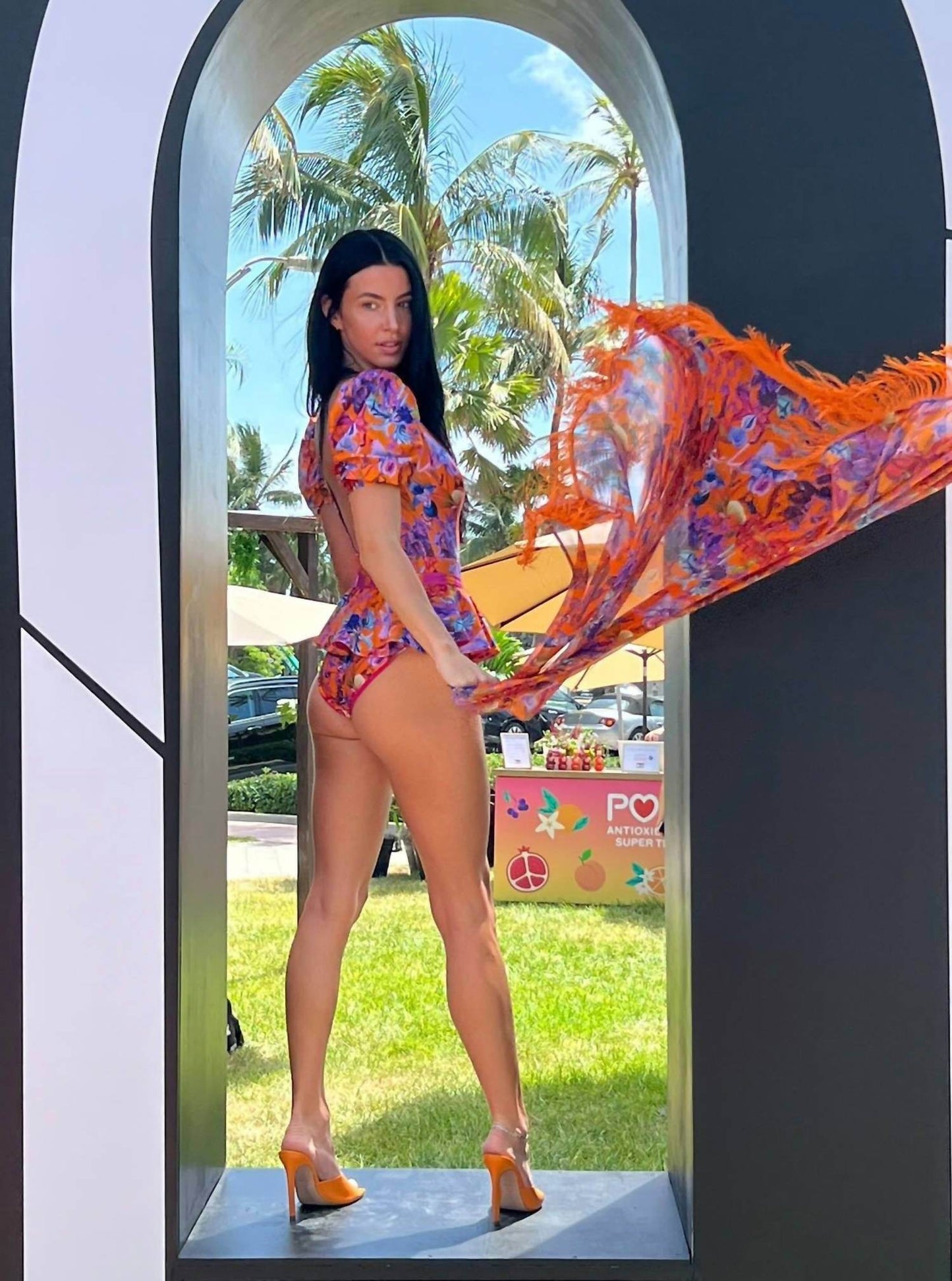 Lia Sahara - Fringed Pareo - Rack Hunt -