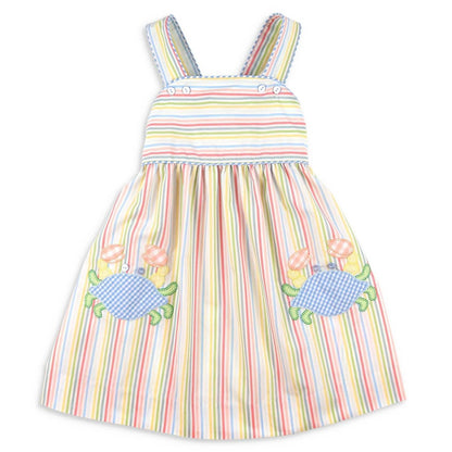 Girls Coastal Crab Dress