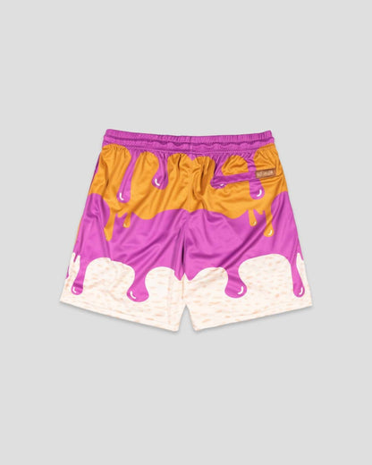 Girls Youth Pb & Jammed Diamond Air Mesh Shorts