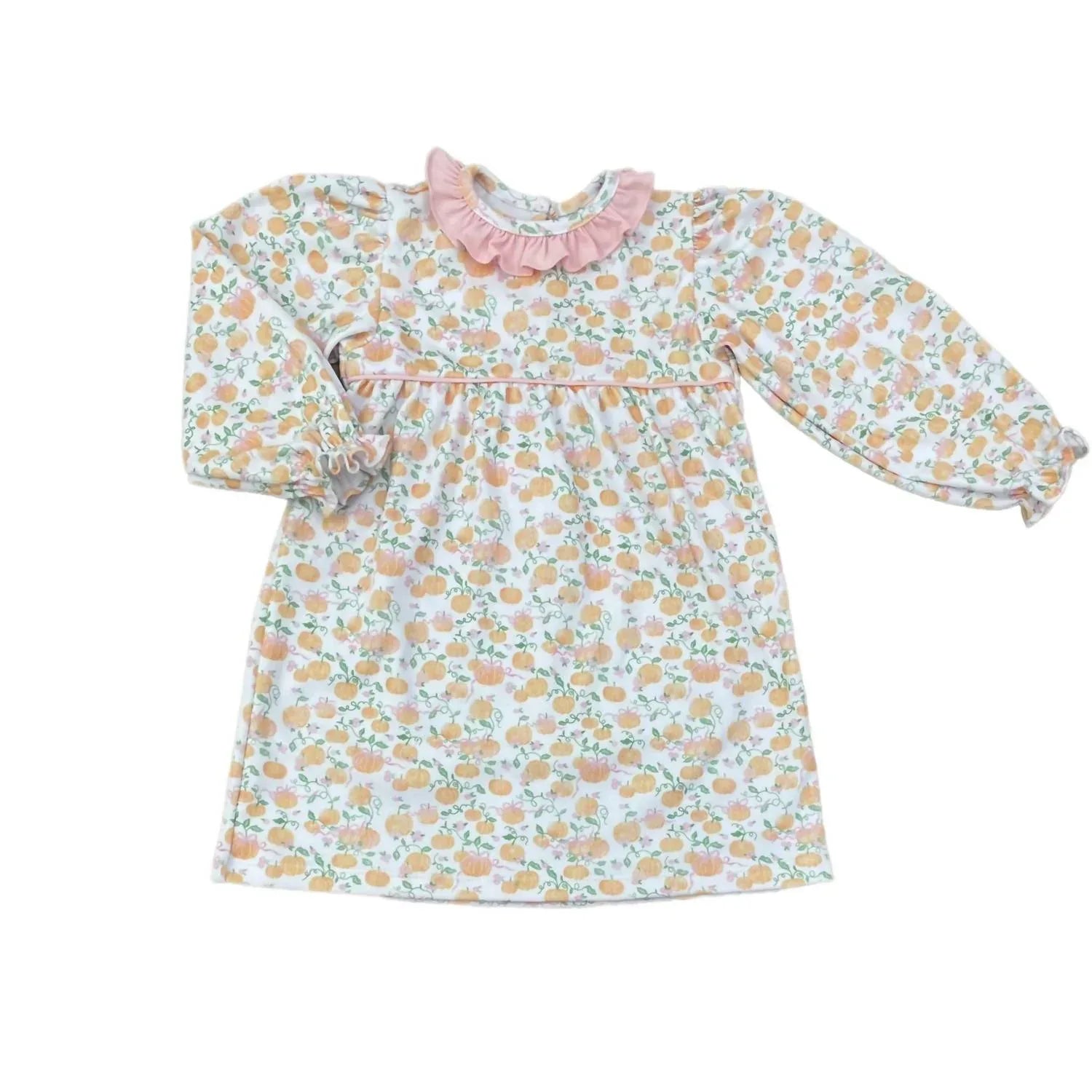 Love, George - Girl's Long Sleeve Knit Pumpkin Dress - Rack Hunt