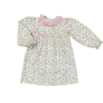 Love, George - Girl's Long Sleeve Knit Pumpkin Dress - Rack Hunt