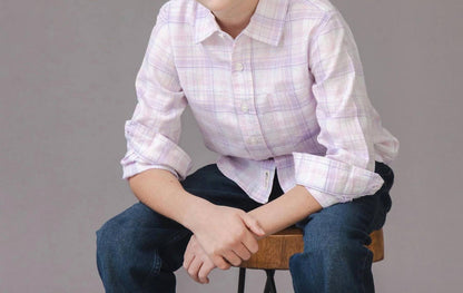 Boy's Linen Button Down Shirt