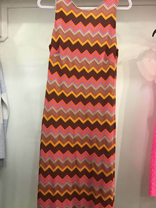 BIGIO Collection - Sleeveless Zig Zag Long Dress - Rack Hunt -