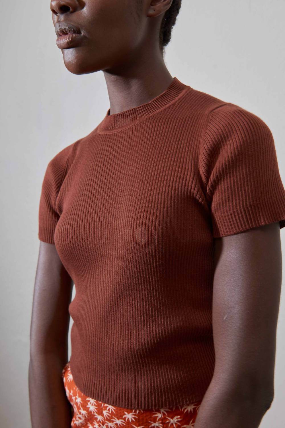 MARIA STANLEY - Jones Ribbed Tee - Rack Hunt