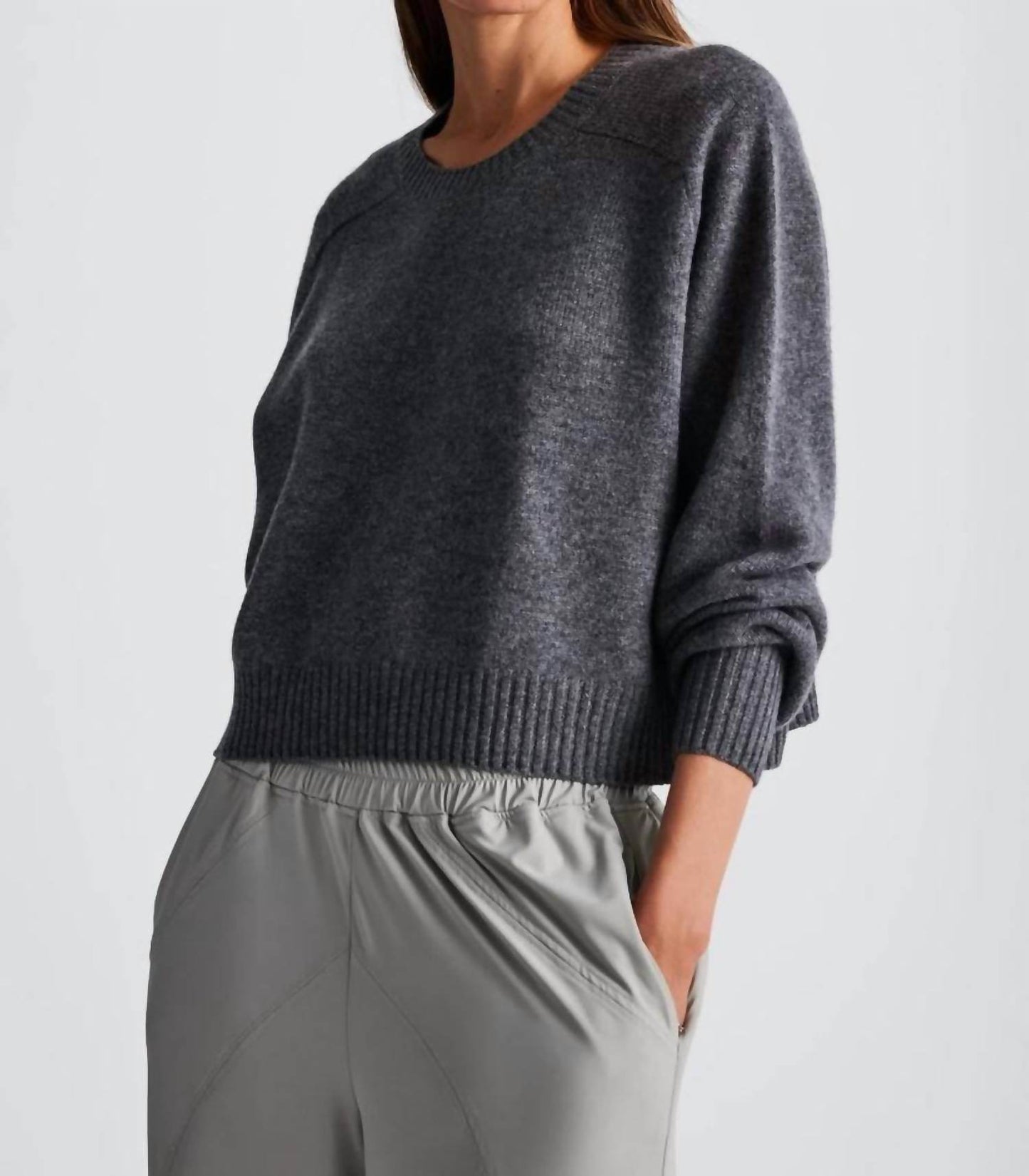 IN/ONE - Amara Cashmere Long Sleeve Crop Top - Rack Hunt -