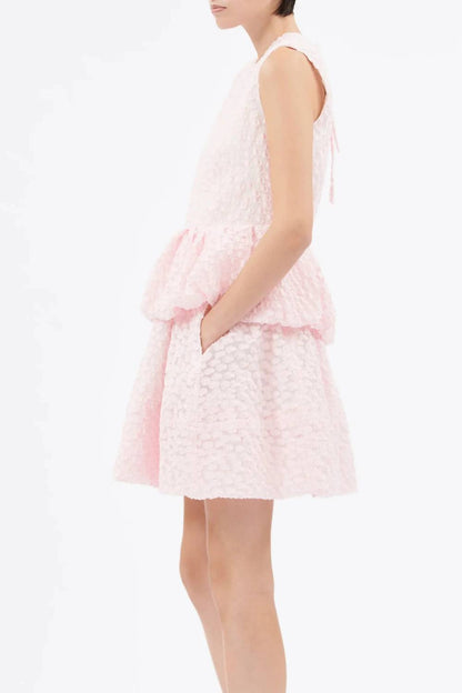 Fil Coupe Dot Sleeveless Bubble Top