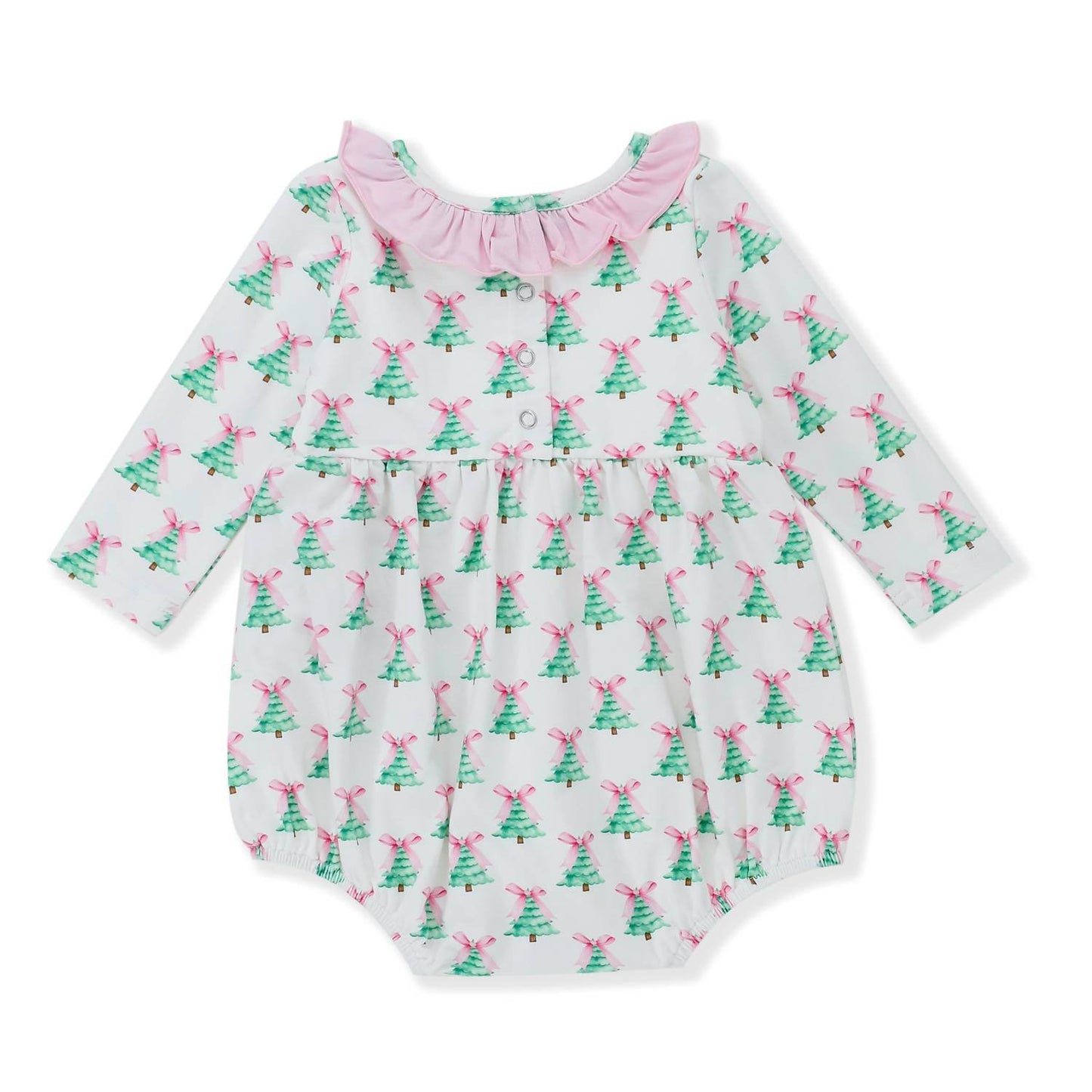 Serendipity - Infant Girl's Oh Christmas Tree Bubble Romper - Rack Hunt -