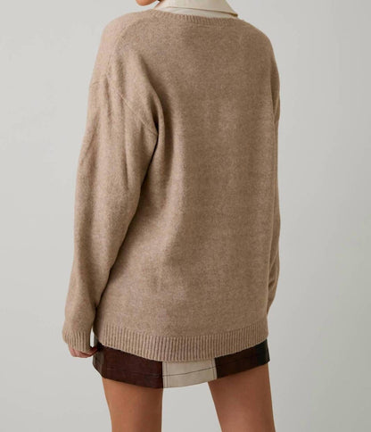 Layered Pull Over Sweater Top
