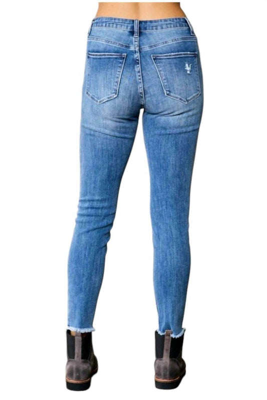 tNR - Button Front Skinny Jeans - Rack Hunt -