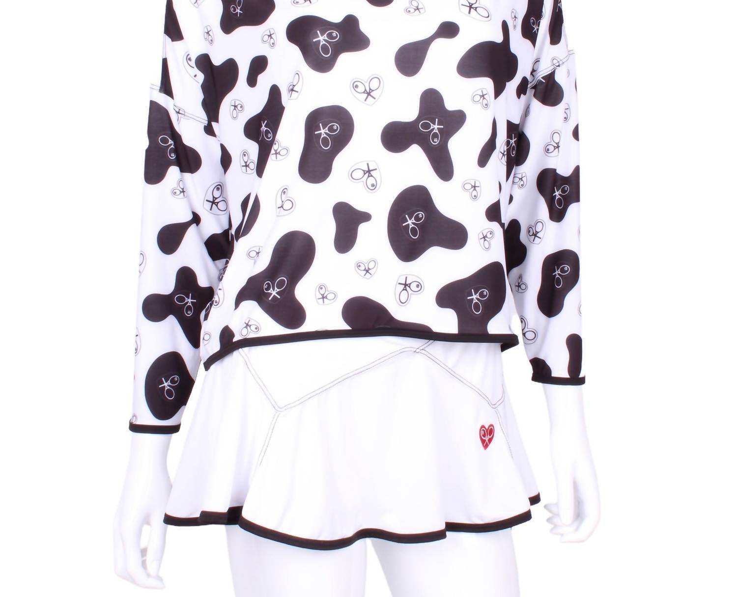 Love Love Tennis - Women's Limited Long Sleeve Baggy Top - Rack Hunt