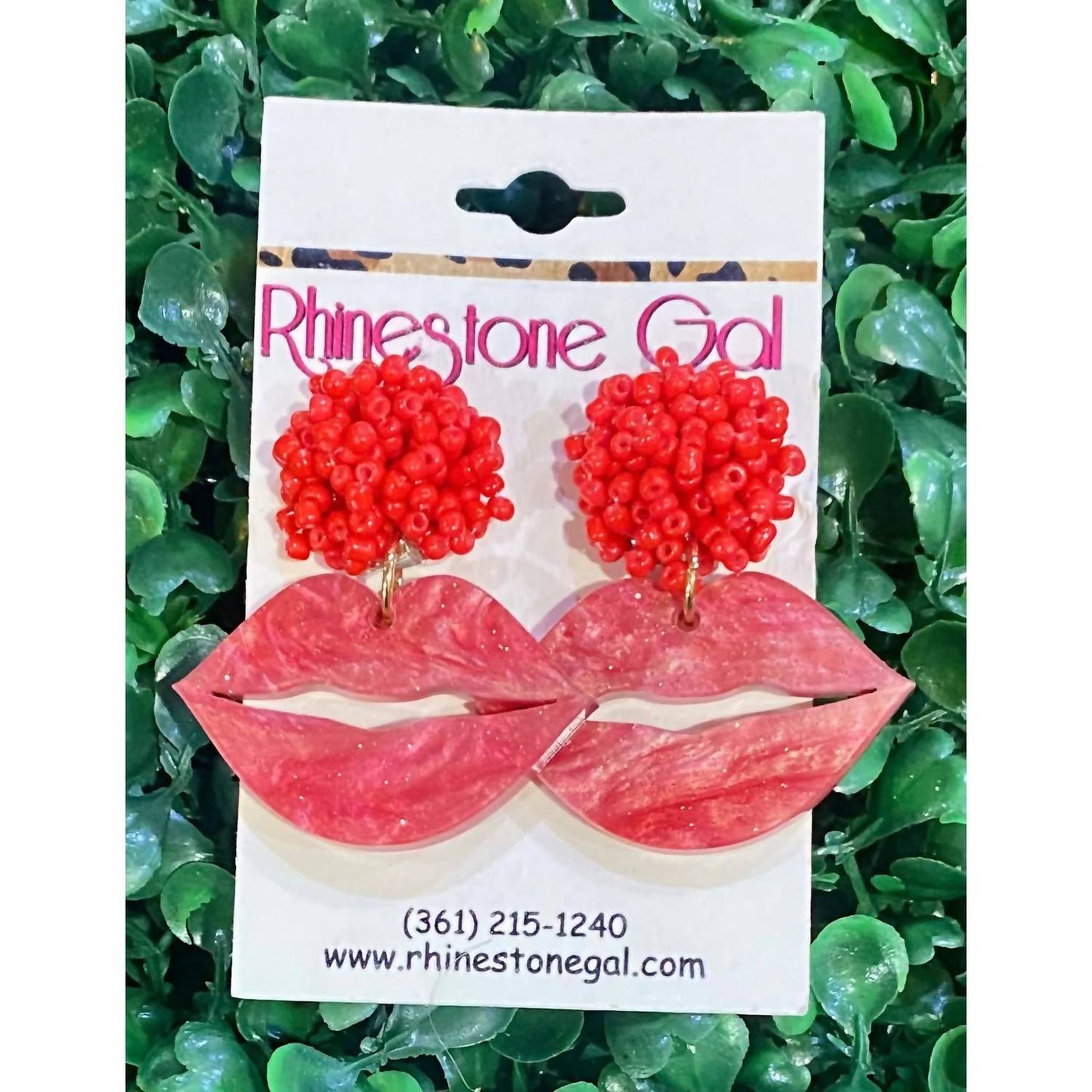 Women's Frosty Lip Statement Earrings