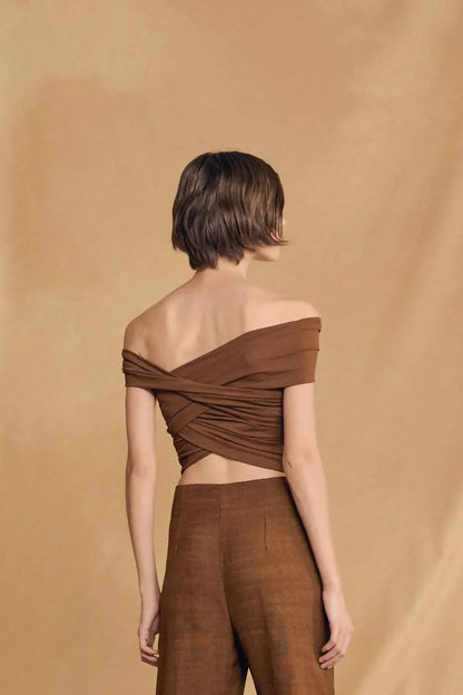 Cortana - Canela Crop Top - Rack Hunt
