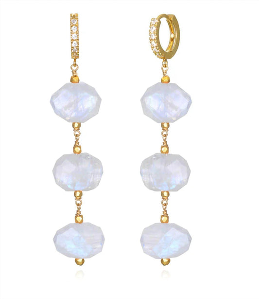 Amelia Rose - chalcedony earrings - Rack Hunt -