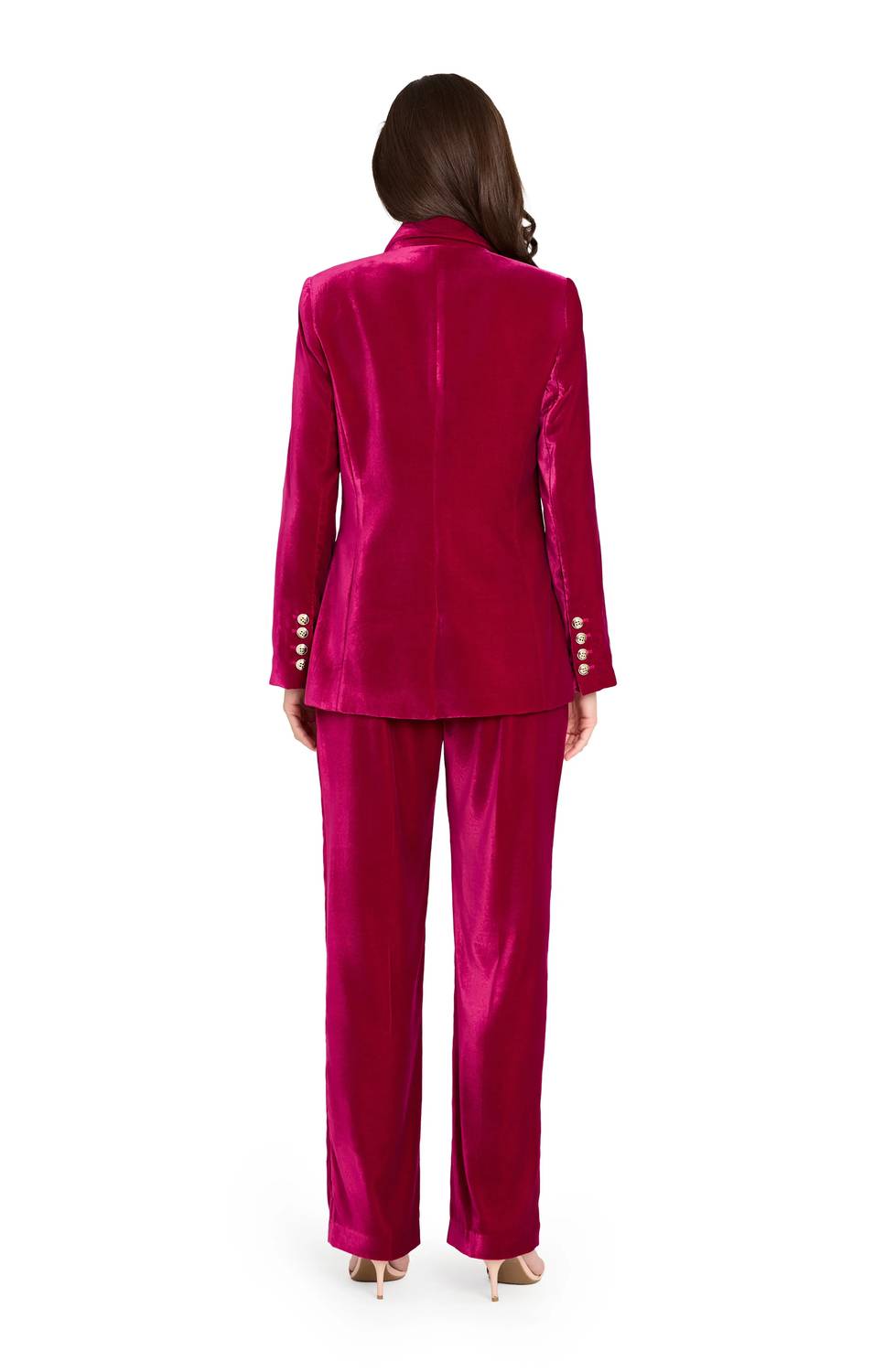 Bird Eye Crushed Velvet Pant