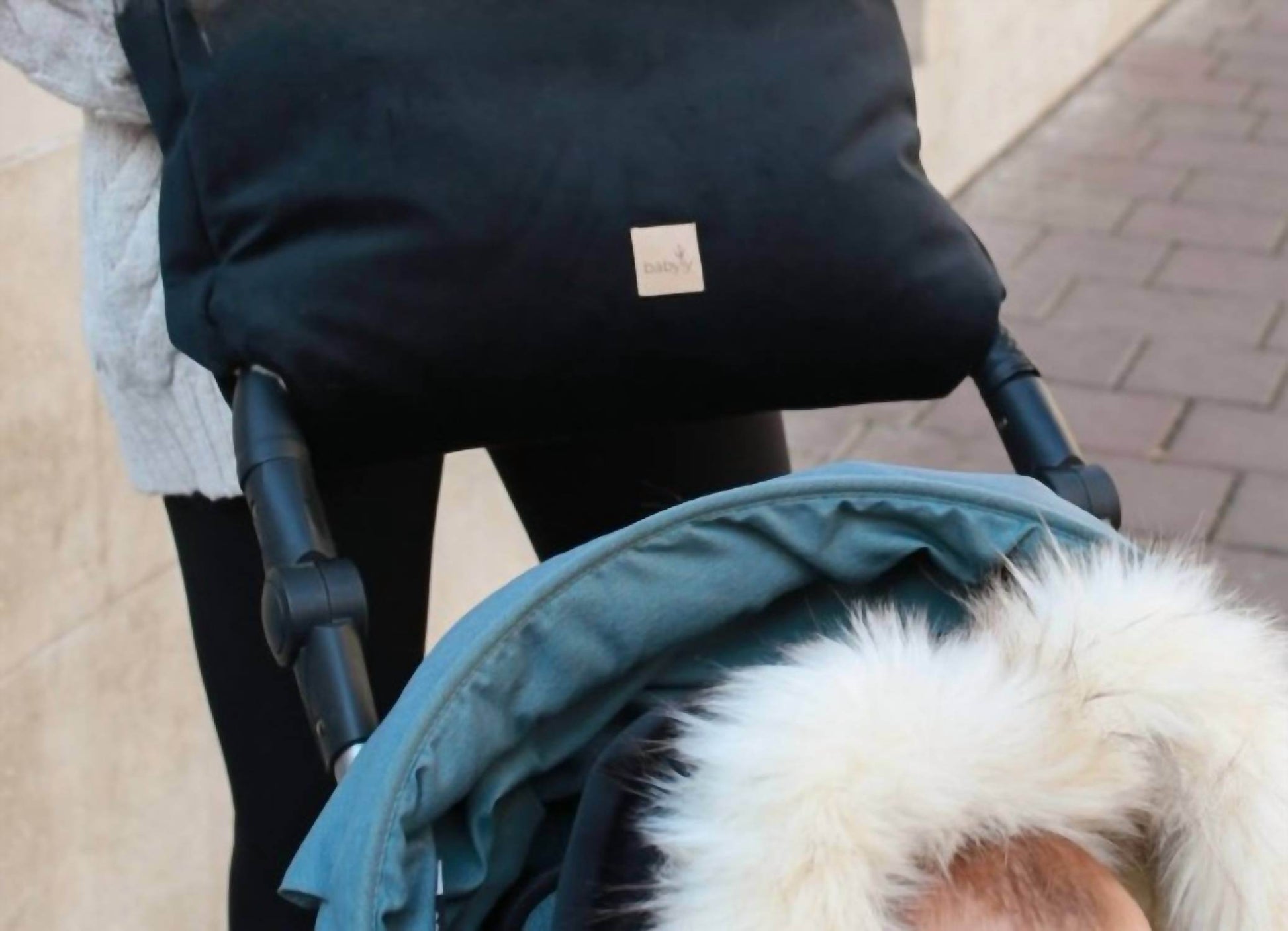 Babyly - Waterproof Velvet Muff (hand Warmer)/ Stroller Gloves - Rack Hunt -