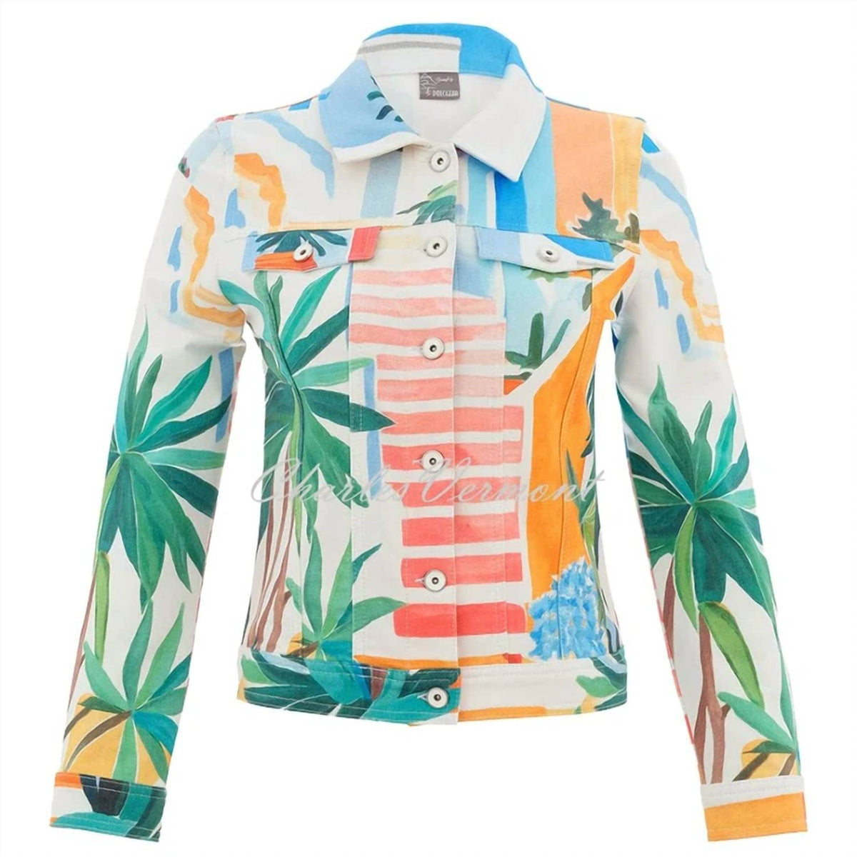 Pots On The Stairs Jean Jacket