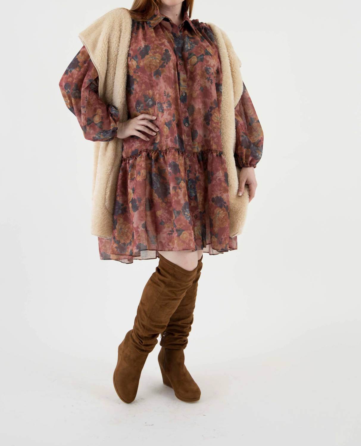 Sante Grace - Sarah Cotton Voile Tunic Dress - Rack Hunt -