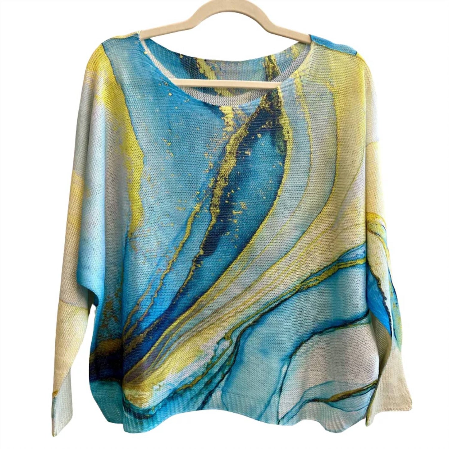 Women's Tie-dye Long Sleeves Sweater