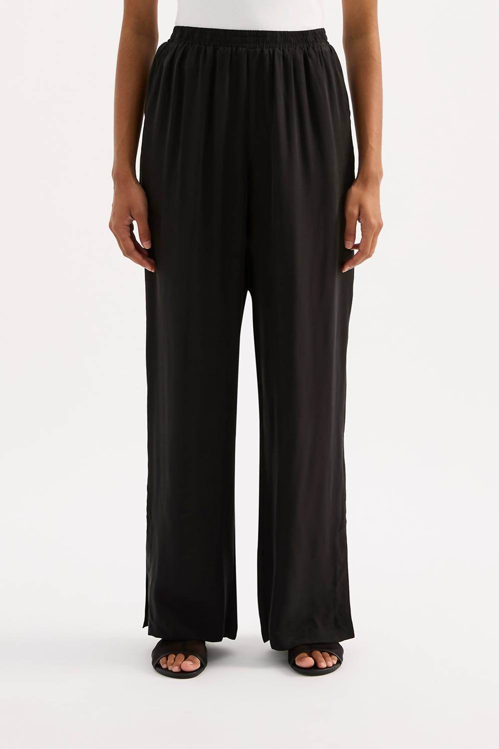 Nude Lucy - Dara Cupro Wide Leg Pant - Rack Hunt