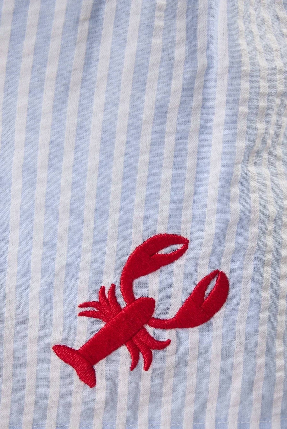 Embroidered Lobster Boxer Shorts