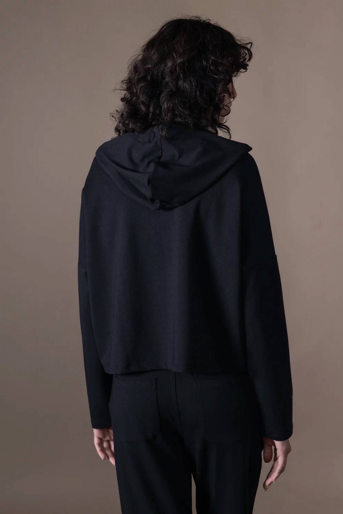 Thelma Cropped Zip Up Sweatshirt