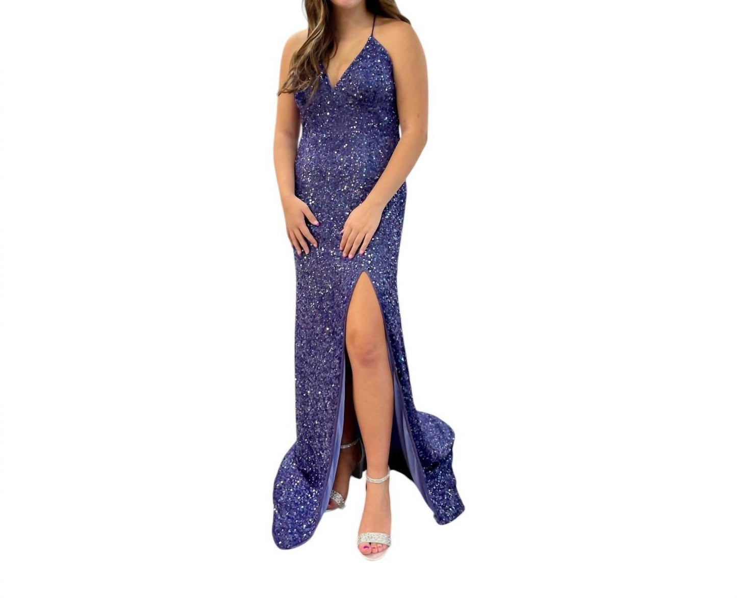 Chandalier - V Neck Strap Maxi Dress - Rack Hunt -