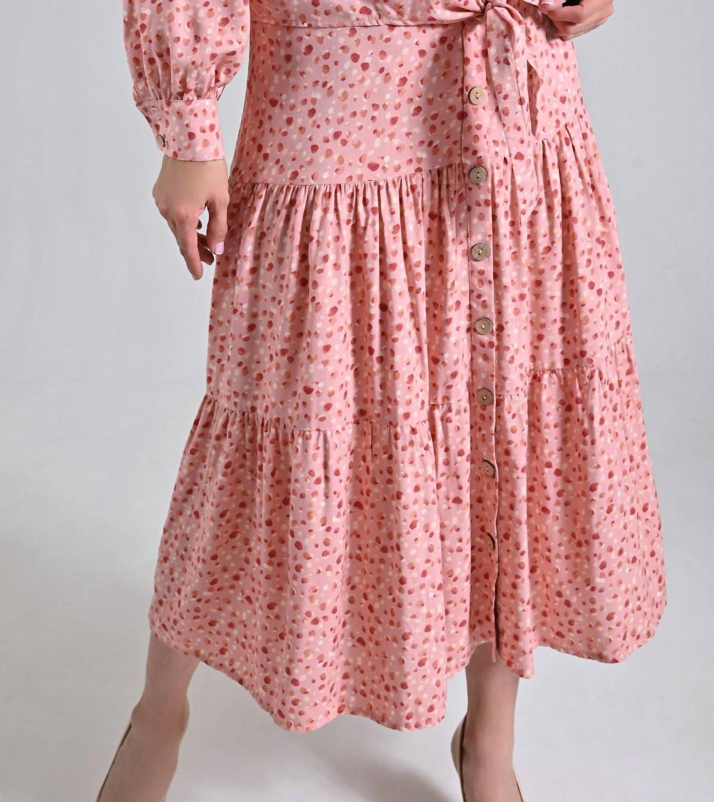 Dressy Polka Skirt Set