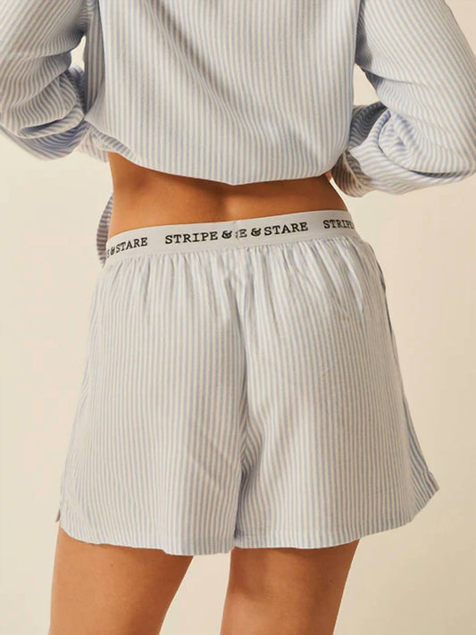 Soft Brushed Woven Pajama Shorts