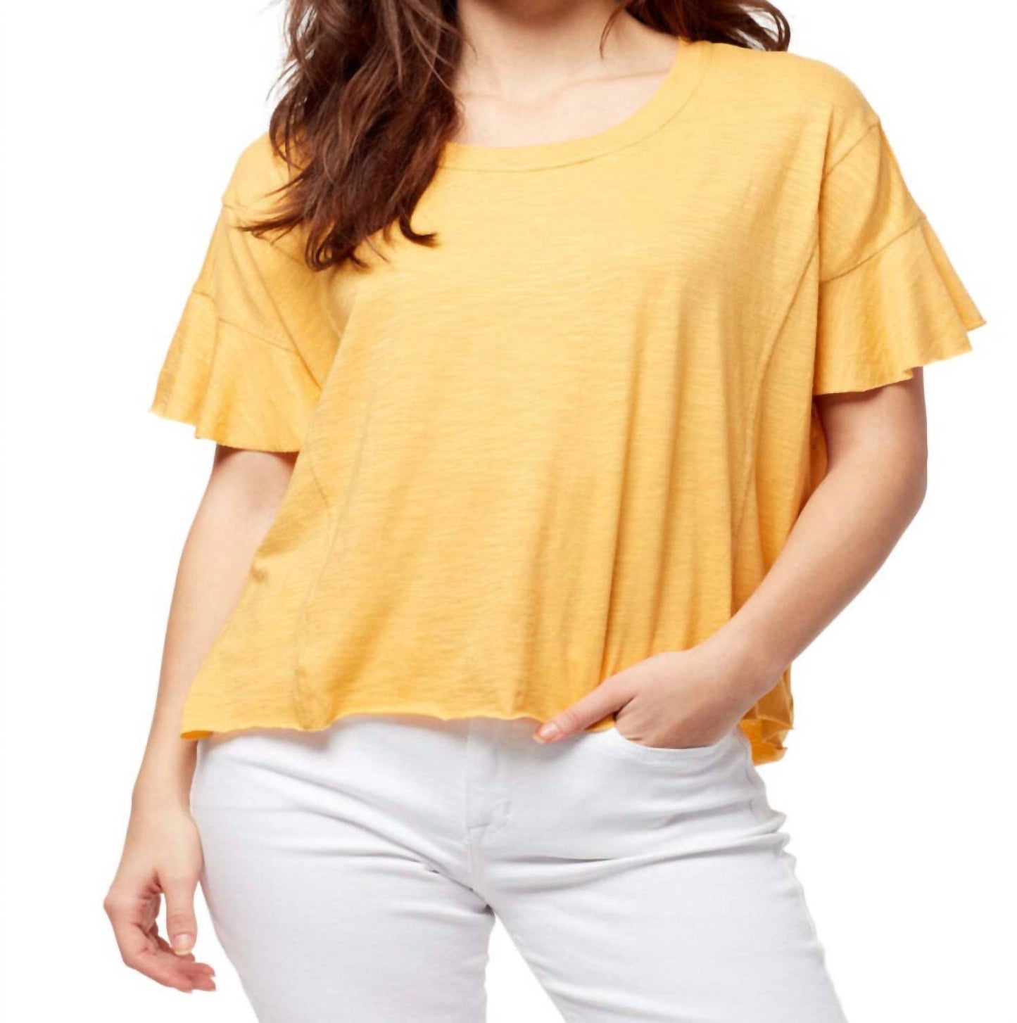 Annika Flutter Sleeve Top
