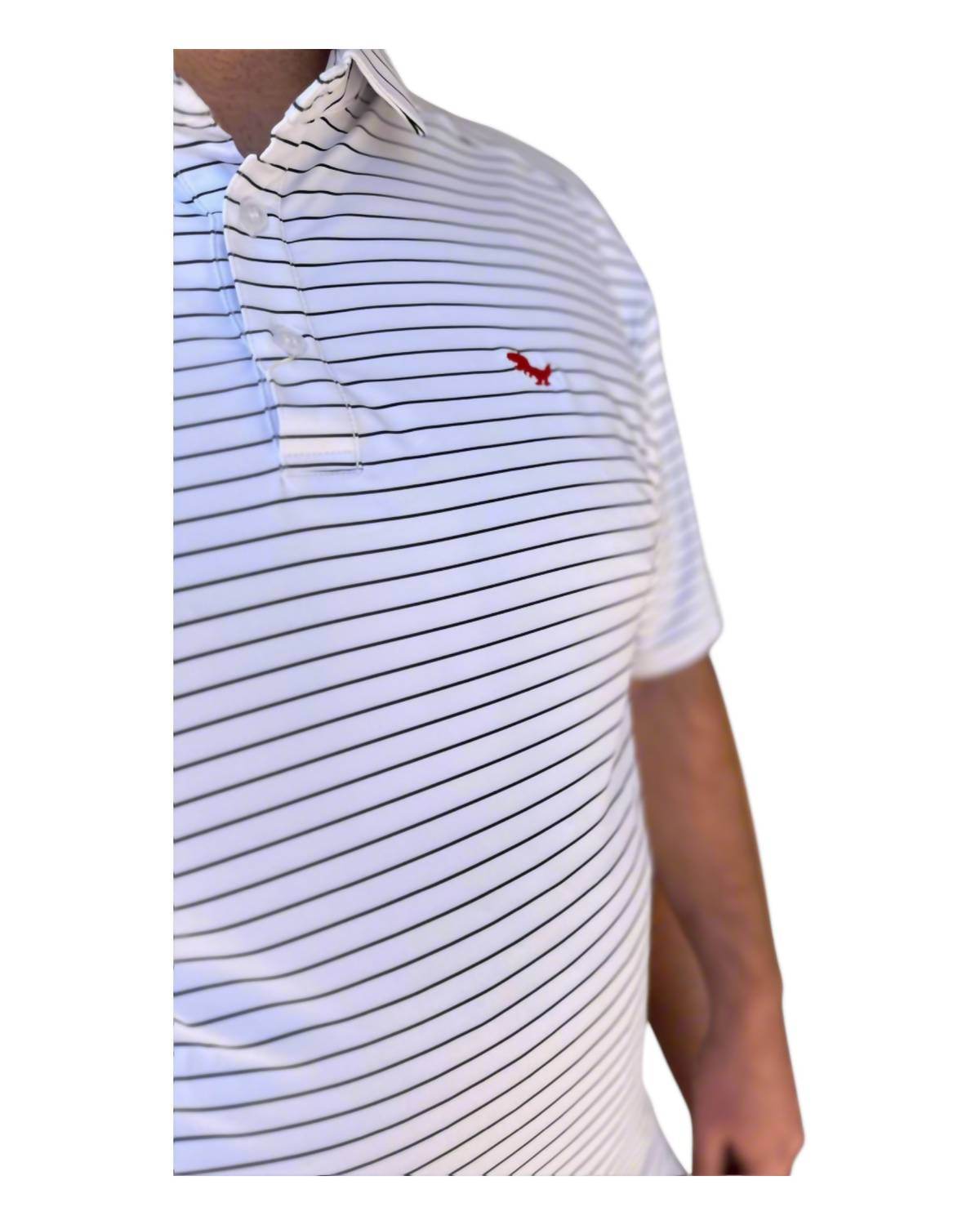 Autilove - Stripe Performance Polo - Rack Hunt -