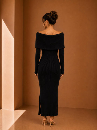 Bardot Off-the-Shoulder Maxi Dress