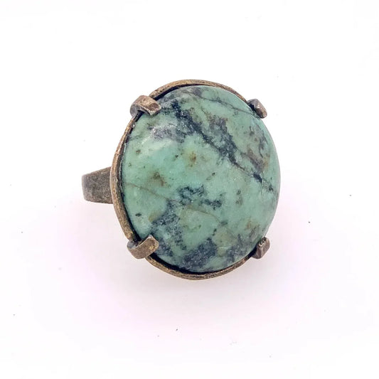 Rebel Designs - round cabochon ring - Rack Hunt