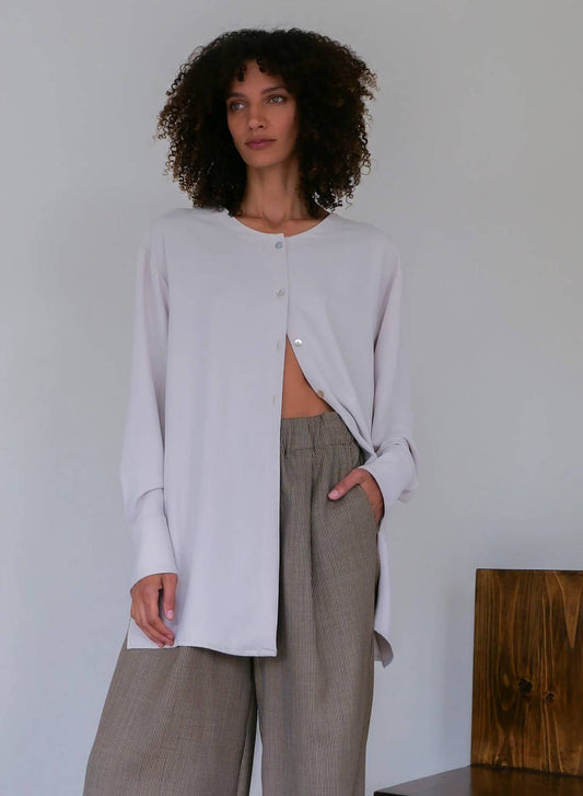 Crepe Cardigan Blouse