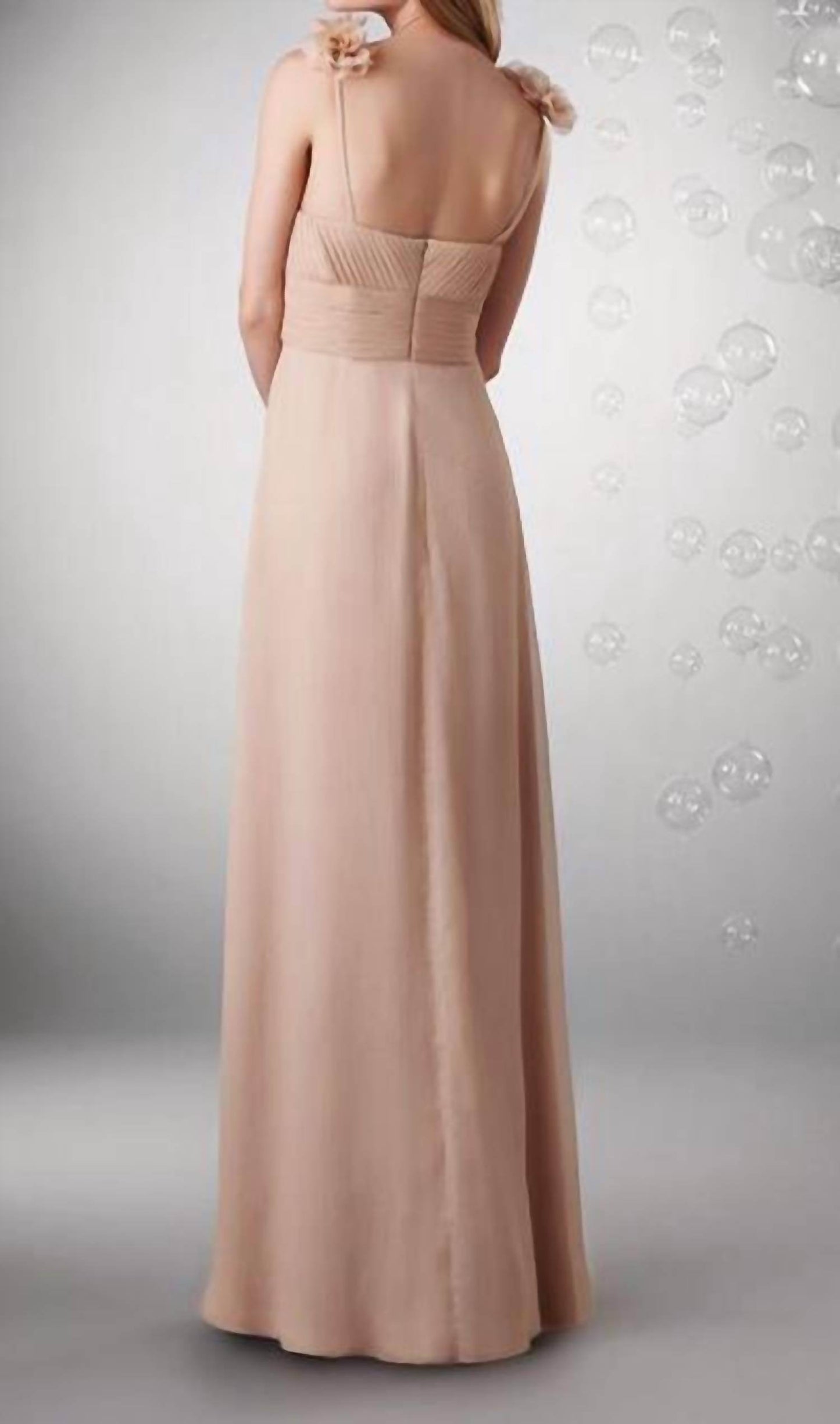 Bari Jay - Flower Straps Bridesmaid Dress - Rack Hunt -