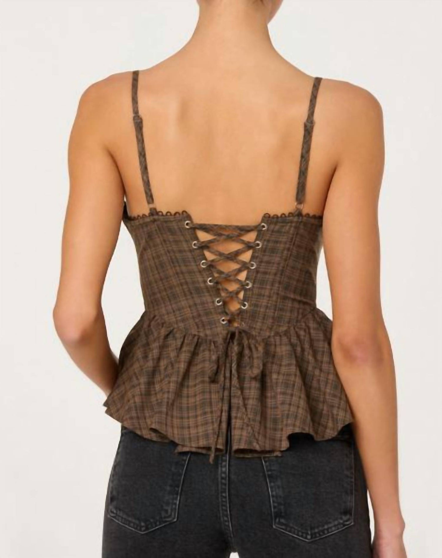 Baylin Peplum Tank Top