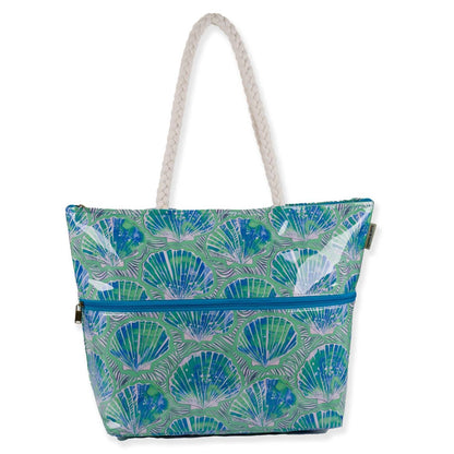 Women's Tropical Seashell Shoulder Tote Bag