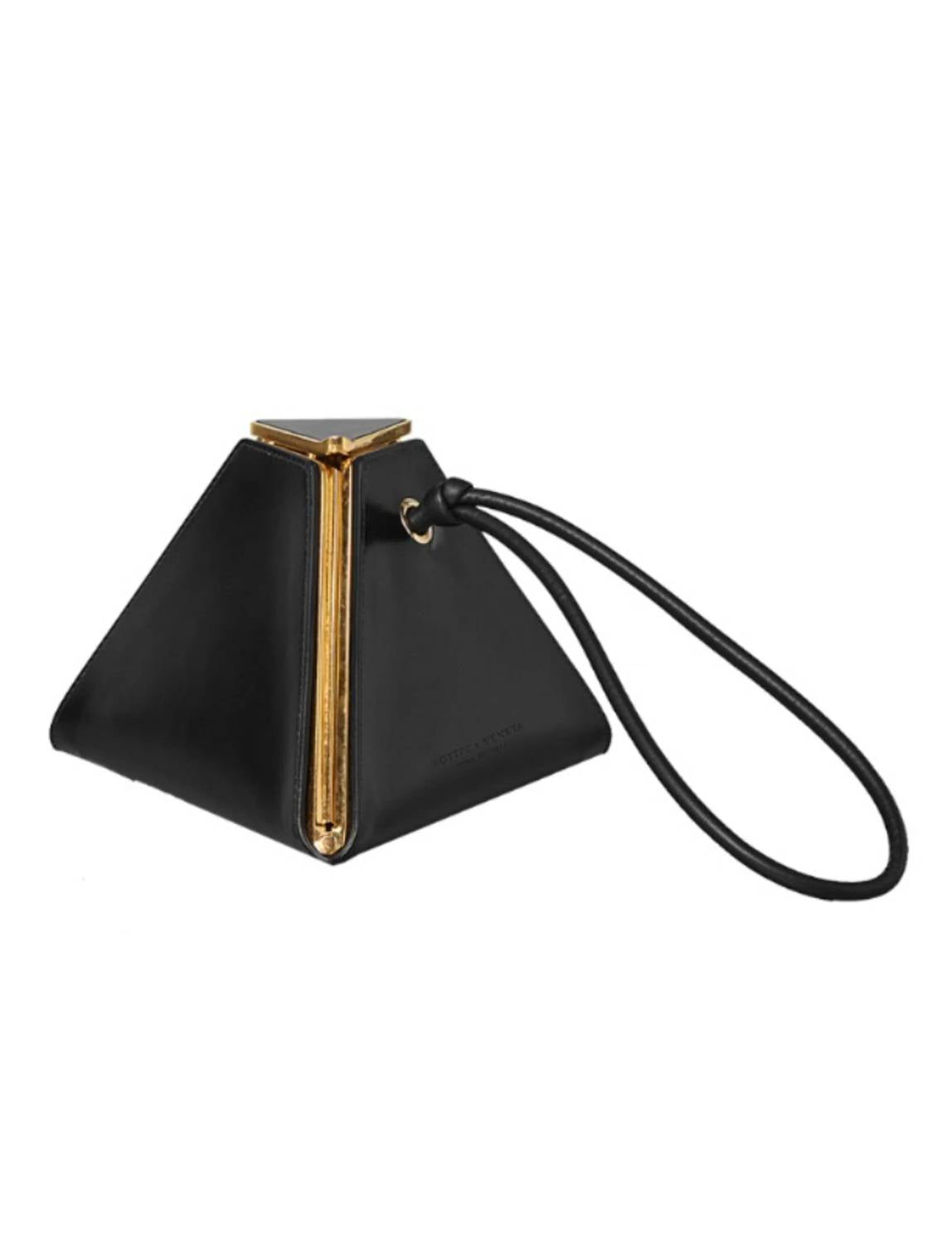 Women's Pyramid Leather Clutch