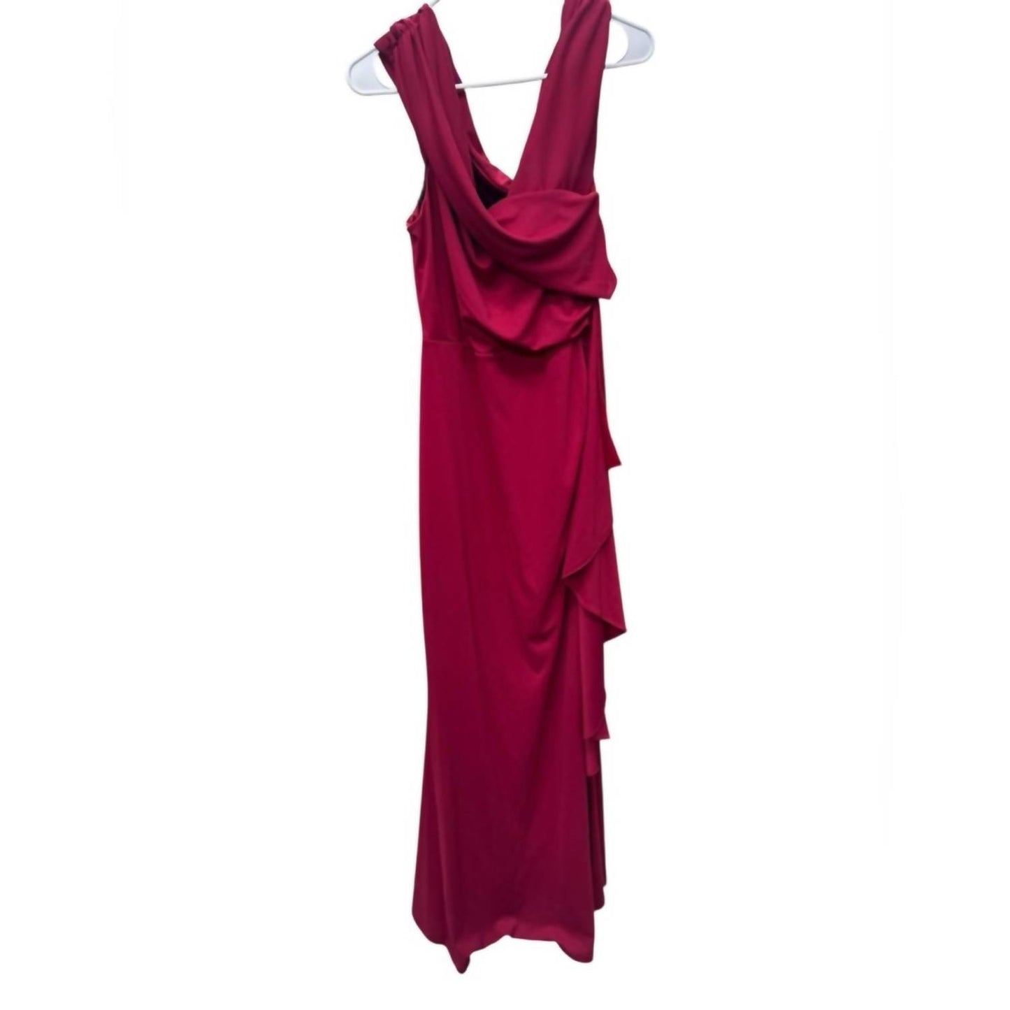 Sleeveless V-neck Evening Gown